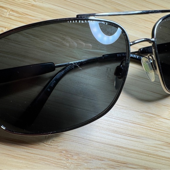 Burberry Black Sunglasses with Dark Lenses OBE3088 - Picture 3 of 5